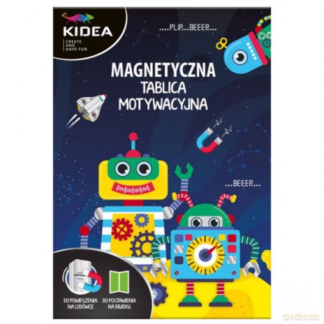 Tablica motywacyjna magnetyczna B Kidea ROBOTY