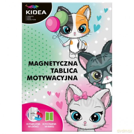 Tablica motywacyjna magnetyczna E Kidea KOTKI