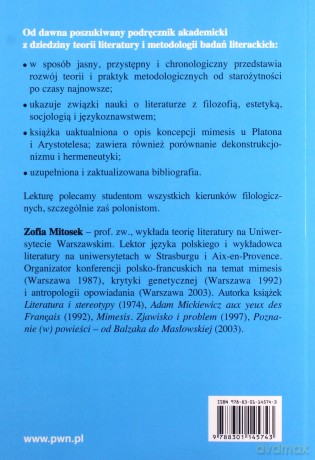 Teorie badań literackich - Zofia Mitosek [KSIĄŻKA]