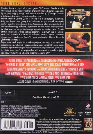 007 James Bond (19): Świat to za mało [DVD]