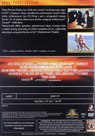 007 James Bond (20): Śmierć nadejdzie jutro [DVD]