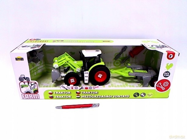 Traktor do skręcania w pudełku