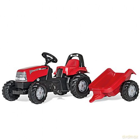 Traktor Rolly Kid Case z przyczepą