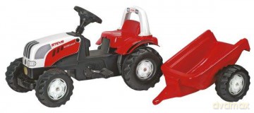 Traktor Steyr nowy z przyczepą