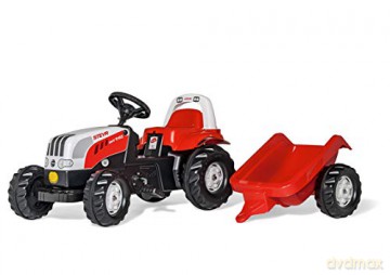 Traktor Steyr nowy z przyczepą
