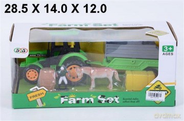 Traktor w zestawie