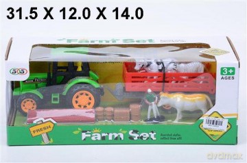 Traktor w zestawie
