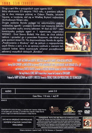007 James Bond (02): Pozdrowienia z Rosji [DVD]