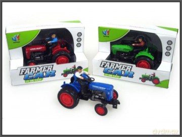 Traktor z ludzikiem