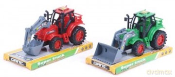 Traktor z łyżką platforma pod kloszem