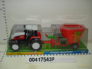 Traktor z maszynami