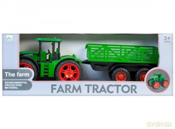 Traktor z przyczepą