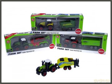 Traktor z przyczepą