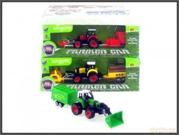 Traktor z przyczepą