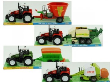 Traktor z przyczepą