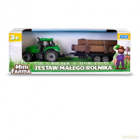 Traktor z przyczepą Mini Farma mix (wysyłka losowa)