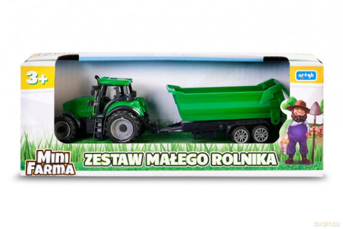 Traktor z przyczepą Mini Farma mix (wysyłka losowa)