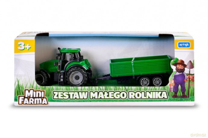 Traktor z przyczepą Mini Farma mix (wysyłka losowa)
