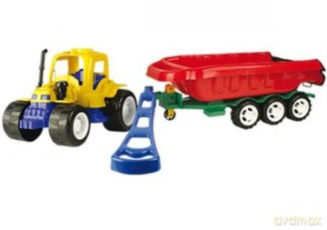 Traktor z rączką