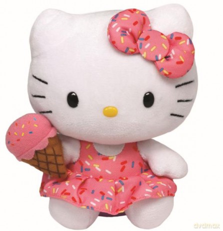 TY BEANIE BABIES Ice Cream Hello Kitty