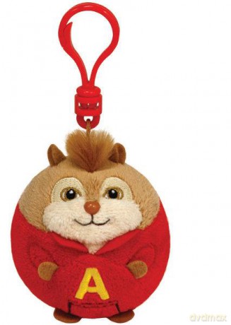 TY BEANIE BALLZ ALVIN - chipmunk