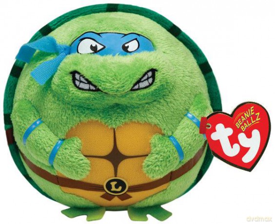 TY BEANIE BALLZ LEONARDO TMNT