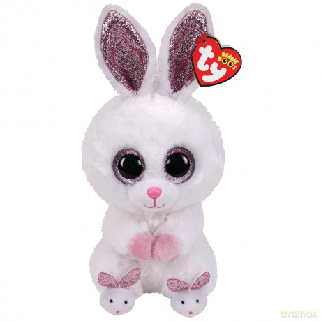 TY BEANIE BBOOS SLIPPERS - królik z kapciami