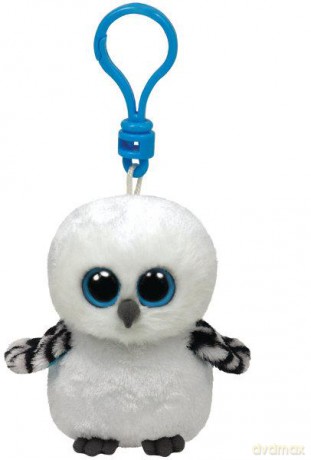 TY BEANIE BOOS Clip Spells - śnieżna sówka