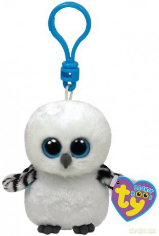 TY BEANIE BOOS Clip Spells - śnieżna sówka