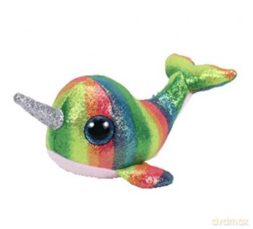 TY BEANIE BOOS NORI - kolorowy Narwal