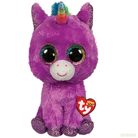 TY BEANIE BOOS ROSETTE - purpurowy Jednorożec