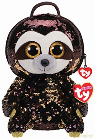 TY Fashion Sequins duży cekinowy plecak DANGLER - leniwiec