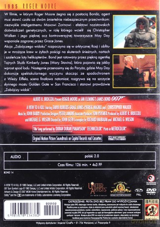 007 James Bond (14): Zabójczy widok [DVD]