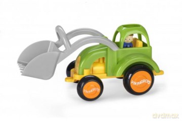 Viking Pojazd Spychacz z figurką Jumbo Fun Colors