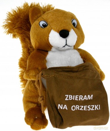Wiewiórka z workiem duża