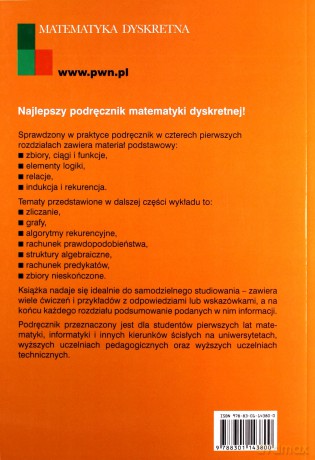 Matematyka Dyskretna /w.5-1d/ - Kenneth A. Ross, Charles R.B. Wright [KSIĄŻKA]