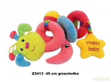 Zabawka grzechotka sprężynka