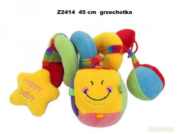 Zabawka grzechotka sprężynka