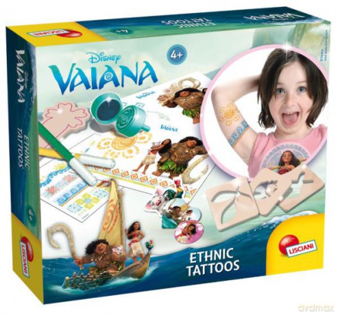 Zestaw Art&Craft Vaiana - tatuaże etniczne