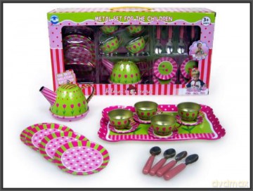 Zestaw do herbaty metalowy