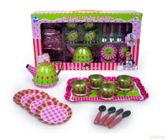 Zestaw do herbaty metalowy