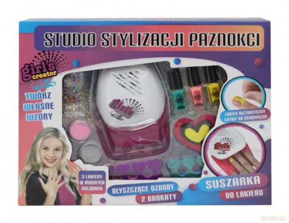 Zestaw do paznokci mała maszynka w pudełku