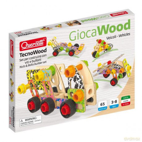Zestaw konstrukcyjny Tecno Wood Premium Pojazd [KLOCKI]