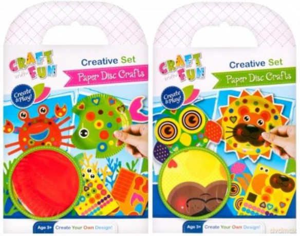 Zestaw kreatywny Talerzyki zwierzątka Craft with Fun