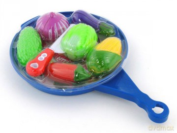 Zestaw kuchenny z patelnią w siatce