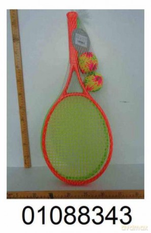Zestaw rakietek plast.w siatce