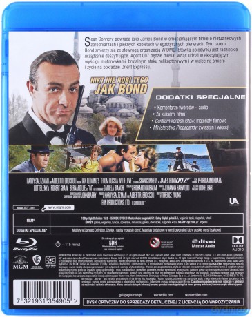 007 James Bond Pozdrowienia z Rosji [Blu-Ray]