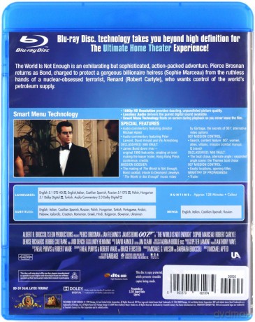 007 James Bond The World is not enough [Blu-Ray] (Świat to za mało)