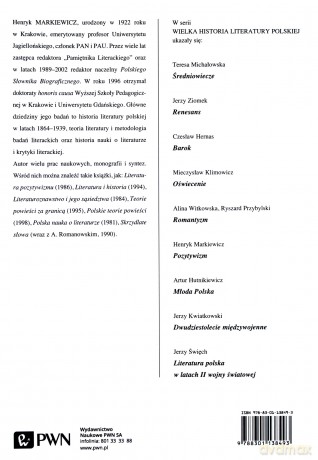 Pozytywizm /op.karton/wyd.7-1d/ - Henryk Markiewicz [KSIĄŻKA]