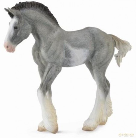 Źrebię Clydesdale foal blue [FIGURKA]